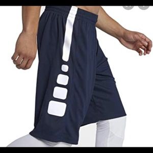 Navy Nike Elite Athletic Shorts